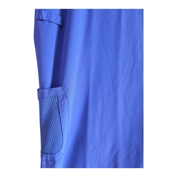 CHICO'S WEEKEND 2.5 Women 14 Crop Pants Periwinkle Snap Zip Quick Dry 35 x 21.5 - Picture 4 of 8